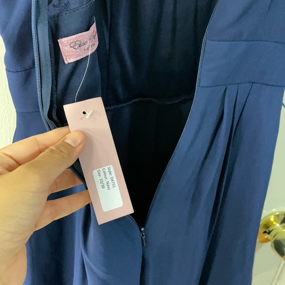 Navy Blue Dress - Picture 3 of 4